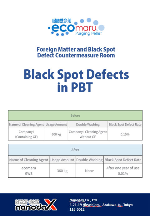 Black Spot Defects in PBT